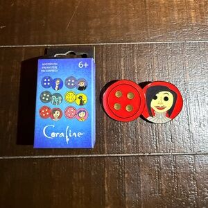 Coraline “The Other Mother Button Pin”
